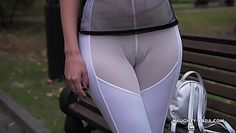 Milf'S Thrilling Public Adventure In See-Through Outfit